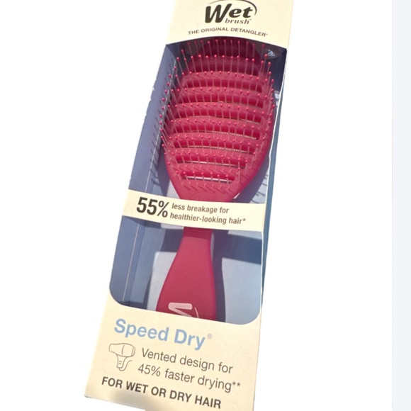 Wet Brush Accessories - Wet Brush Pink Speed Dry Hair Brush